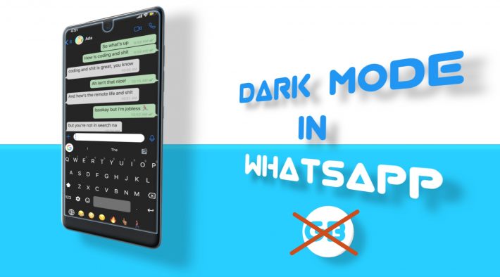 dark mode in whatsapp