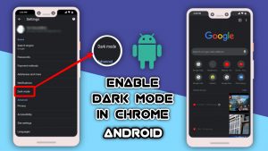 dark mode in Chrome