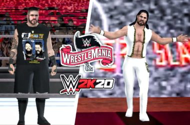 Seth Rollins WrestleMania 36 textures